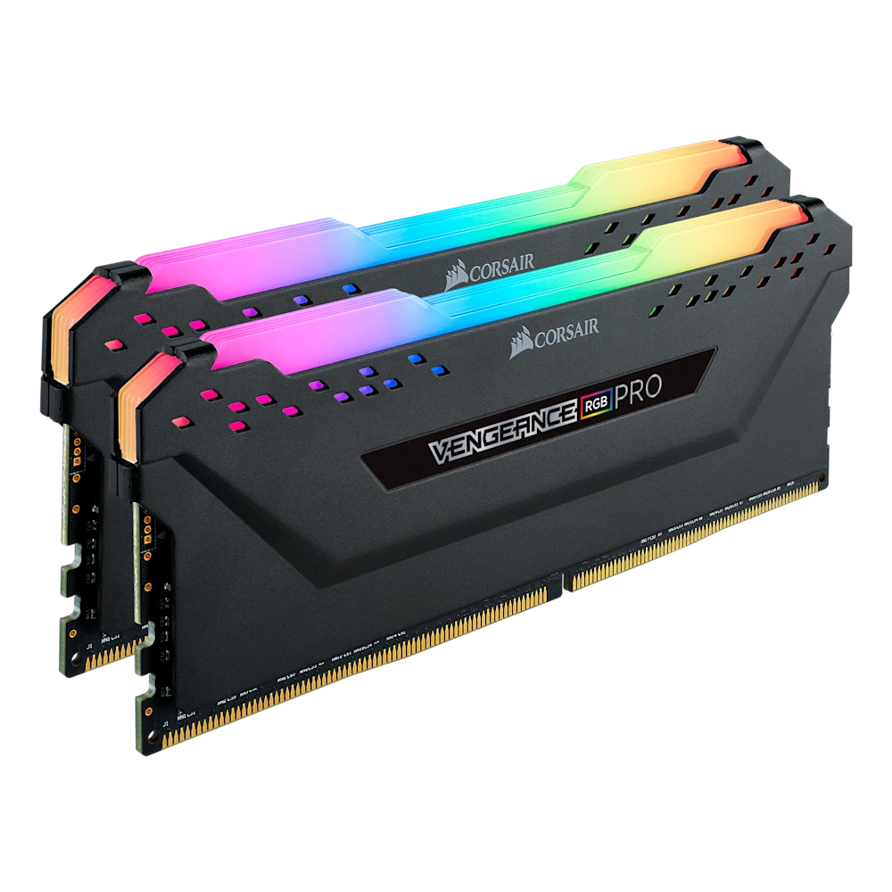CORSAIR VENGEANCE RGB PRO 3600MHz 16GB(2 x 8GB) Memory Kit - Black