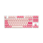 DUCKY ONE 3 TKL HOT SWAP Red Switch Cherry RGB Wired Mechanical Gaming Keyboard - Gossamer Pink