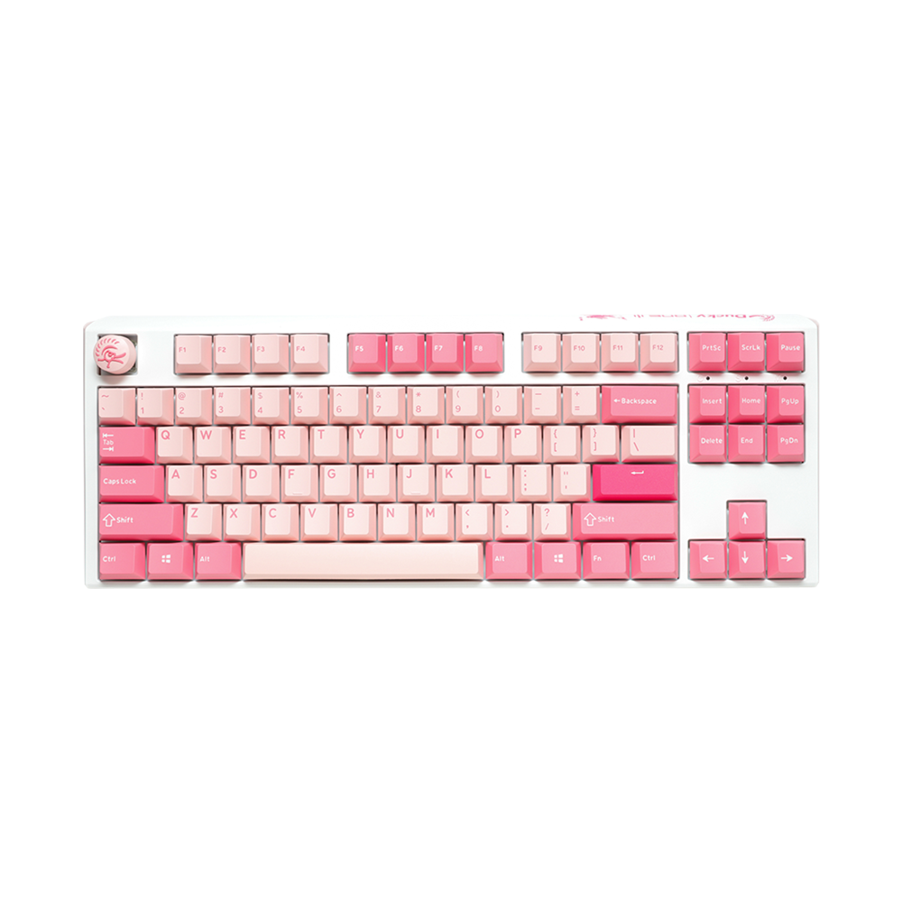 DUCKY ONE 3 TKL HOT SWAP Red Switch Cherry RGB Wired Mechanical Gaming Keyboard - Gossamer Pink
