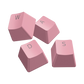 Razer PBT Keycap + Coiled Cable Upgrade Set - Quartz Pink