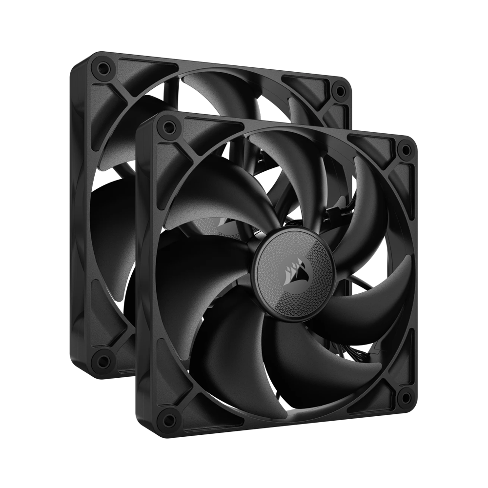 CORSAIR iCUE LINK RX140 140mm PWM Fan Twin Starter Kit - Black