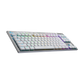 LOGITEH G915 X LIGHTSPEED TKL TACTILE Low Profile RGB Wireless Gaming Keyboard - White