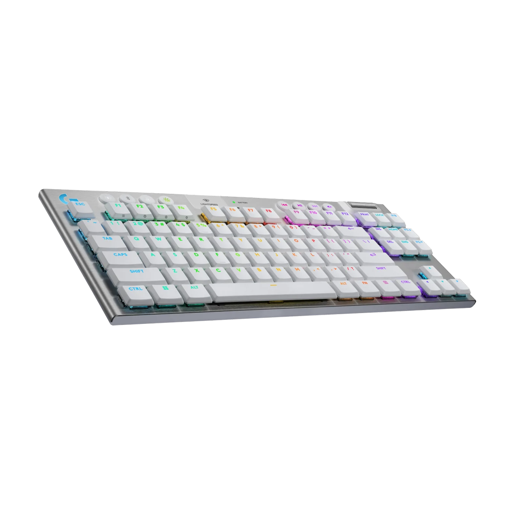 LOGITEH G915 X LIGHTSPEED TKL TACTILE Low Profile RGB Wireless Gaming Keyboard - White