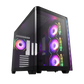 FSP M580-BA 4 RGB Fans ATX Mid Tower Case - Black