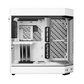 HYTE Dual Chamber Panoramic Tempered Glass ATX Case With 3 Fans - White