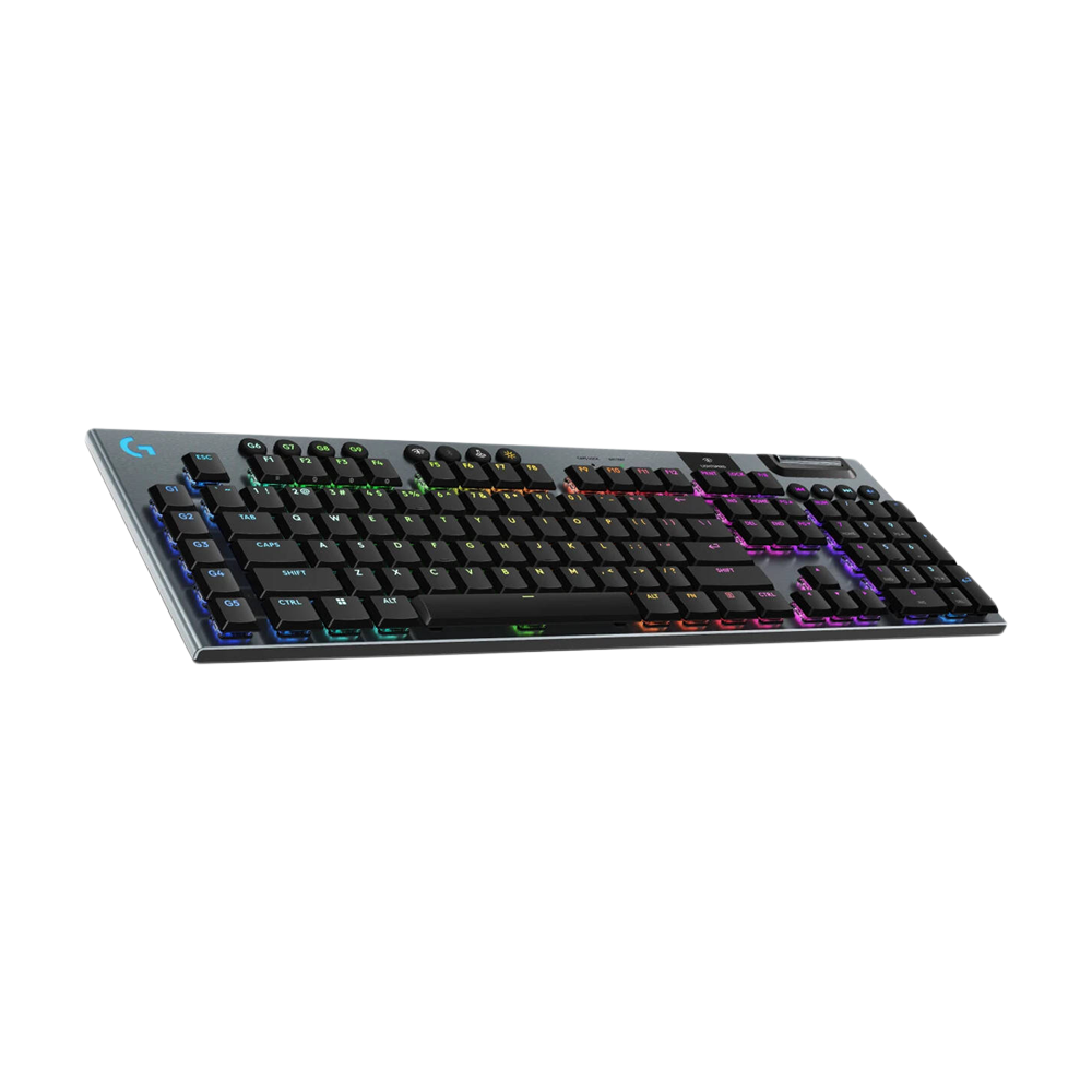 LOGITECH G915 X LIGHTSPEED TACTILE Low Profile RGB Wireless Gaming Keyboard - Black
