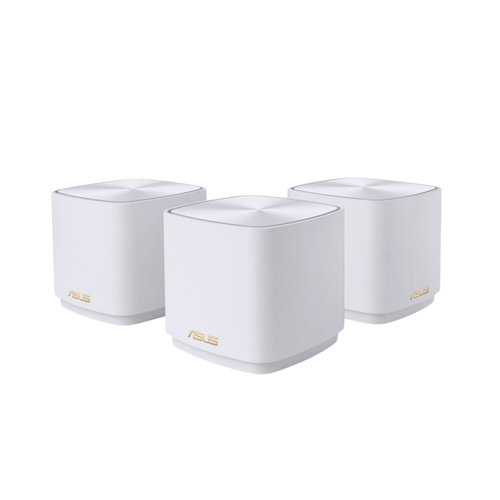 ASUS ZenWiFi AX Mini XD4 - AX1800 Whole-Home Mesh WiFi 6 System 3 Pack - White