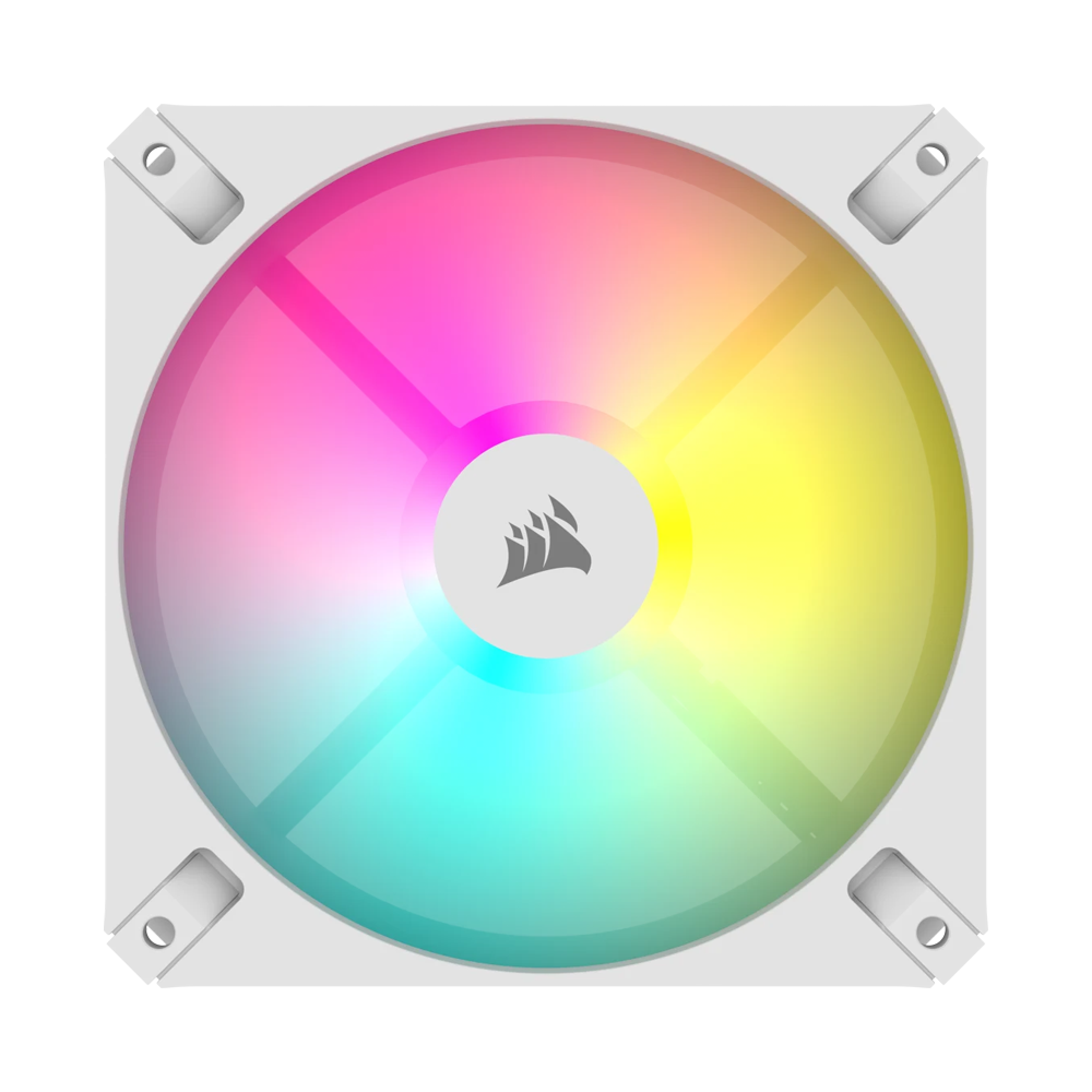 CORSAIR iCUE AR120 Digital RGB 120mm PWM Single Case Fan - White