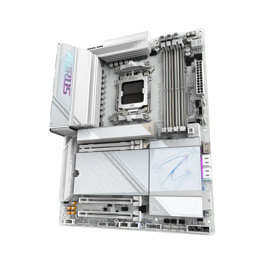 GIGABYTE X870E AORUS PRO ICE 1.1 DDR5 Motherboard  - White