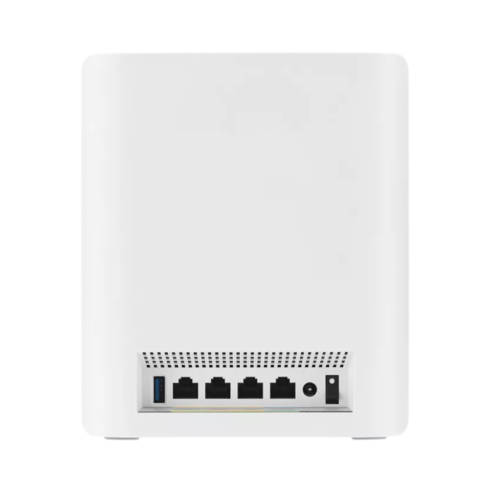 ASUS ZenWiFi BT8 (1pk) Tri-band WiFi 7 Smart AiMesh Extendable Router - White