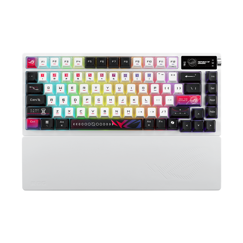 ASUS ROG AZOTH X Gaming Keyboard - White – Quadra Stores