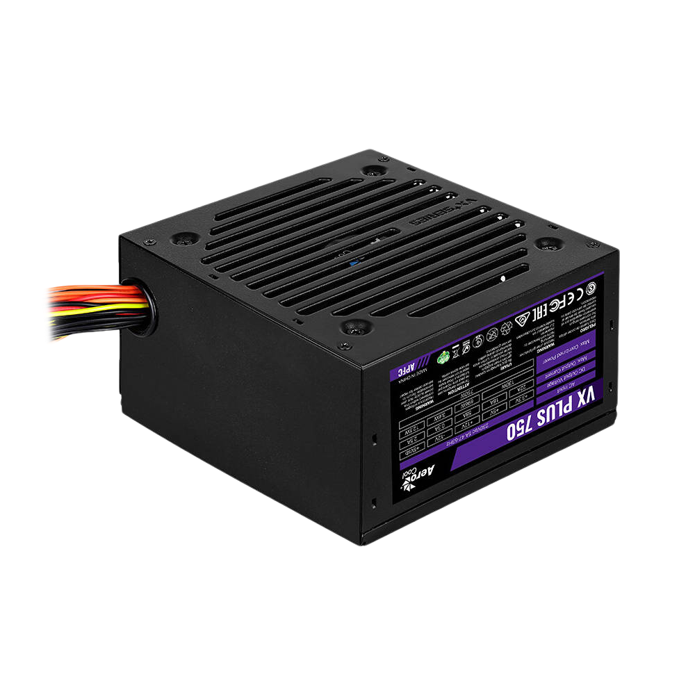 AEROCOOL VX PLUS 750W APFC Power Supply - Black