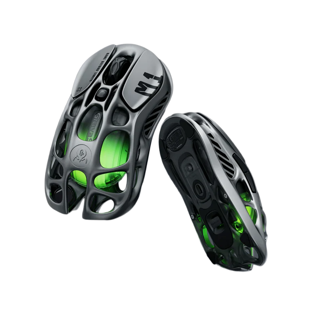 GravaStar Mercury M1 Pro Wireless Gaming Mouse - Gunmetal gray