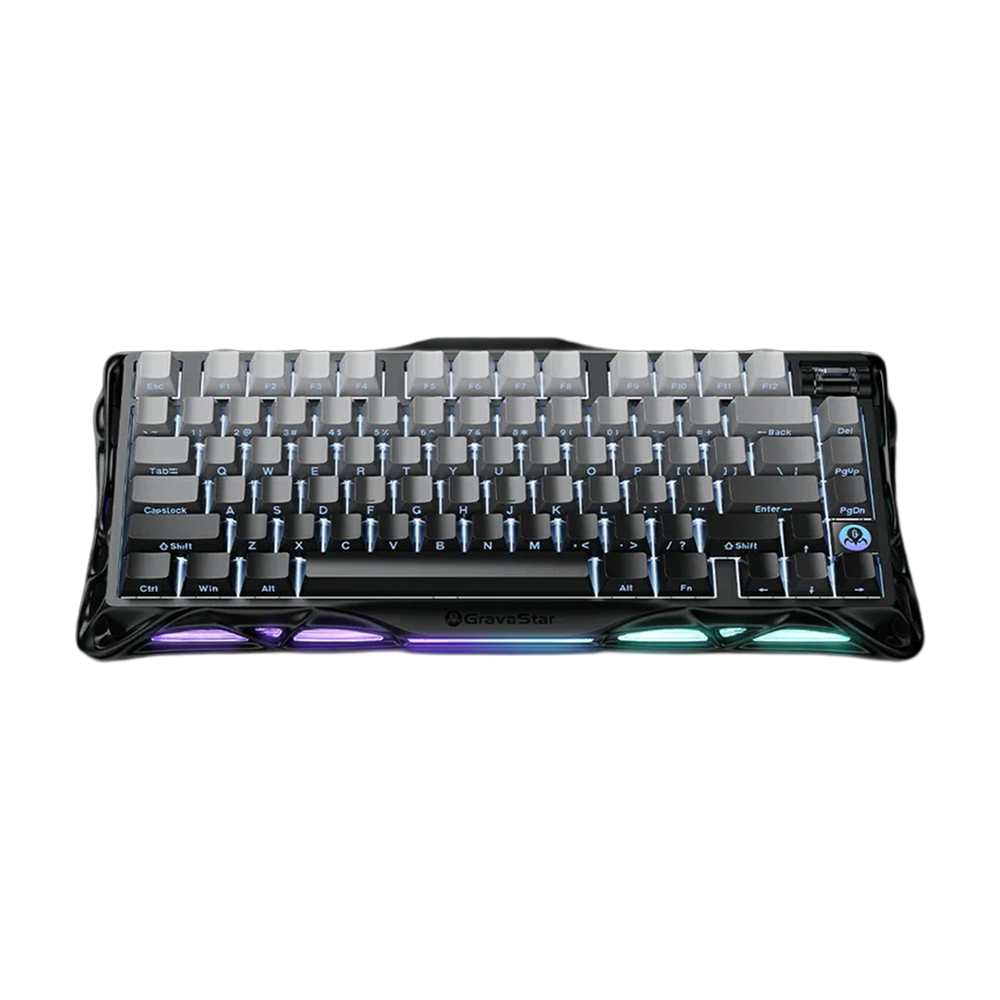 GravaStar Mercury K1 75% Wireless Mechanical Gaming Keyboard - Gradient Black