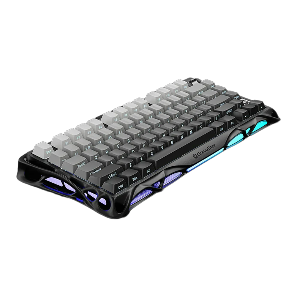 GravaStar Mercury K1 75% Wireless Mechanical Gaming Keyboard - Gradient Black