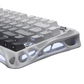 GravaStar Mercury K1 75% Wireless Mechanical Gaming Keyboard - Gradient White