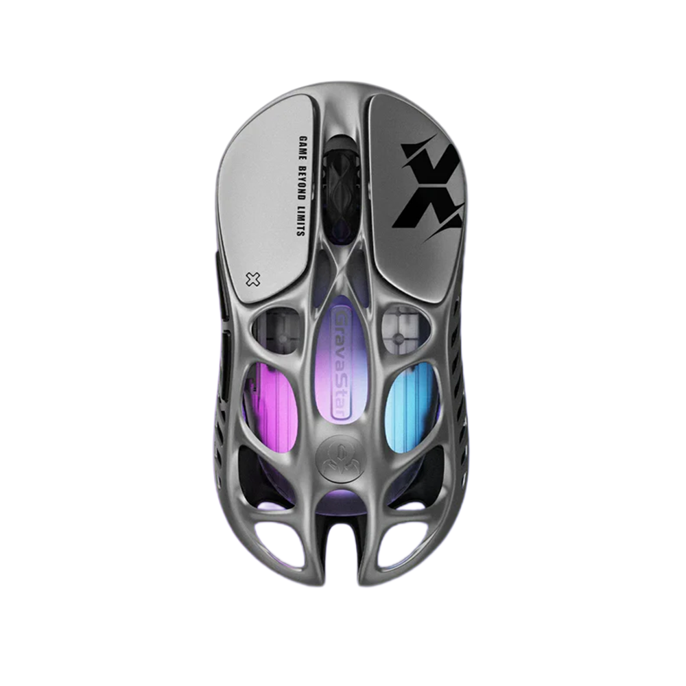 GravaStar Mercury X Wireless Gaming Mouse - Interstellar Silver