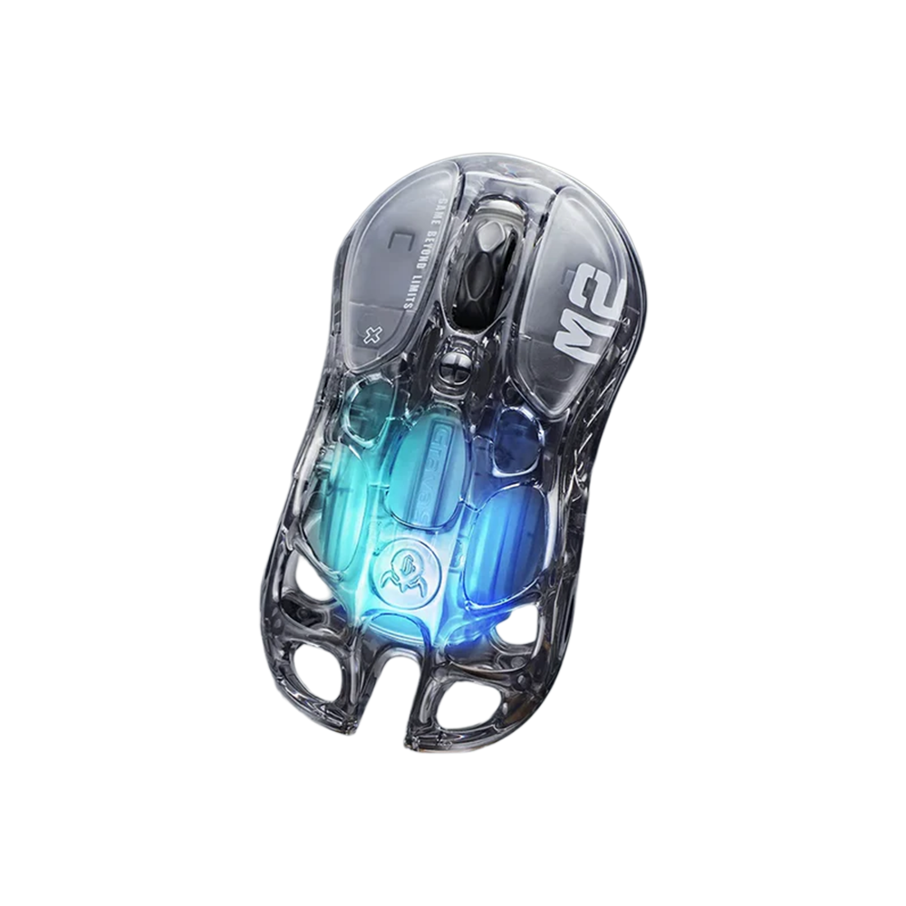 GravaStar Mercury M2 Wireless Gaming Mouse - Transparent Black
