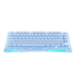 GravaStar Mercury K1 75% Mechanical Wireless Gaming Keyboard - Ice Blue