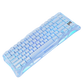 GravaStar Mercury K1 75% Mechanical Wireless Gaming Keyboard - Ice Blue
