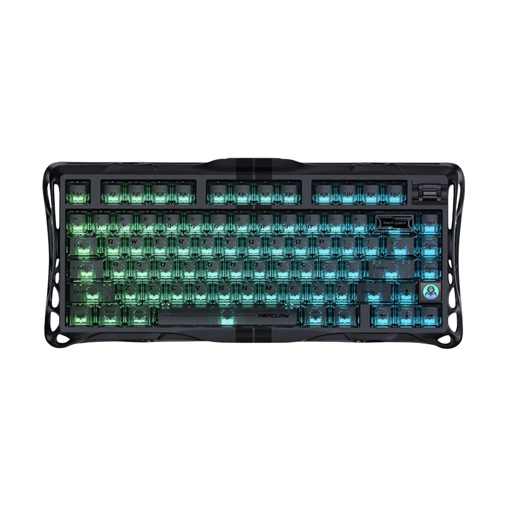 GravaStar Mercury V75 75% Hall Effect Magnetic Switch Gaming Keyboard - Stealth Black