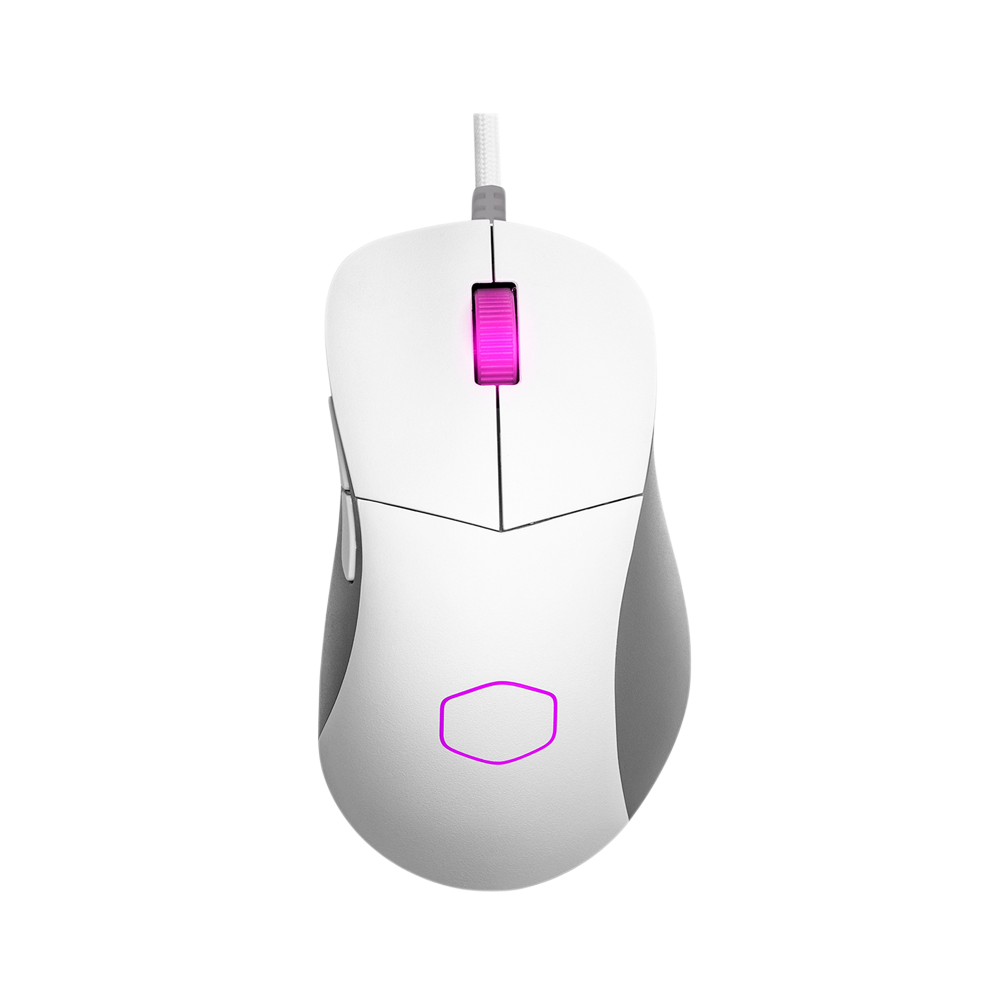 COOLER MASTER MM730 RGB Wired Gaming Mouse - White Matte