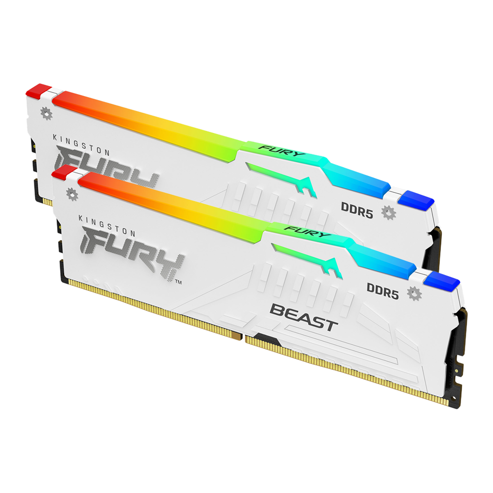 KINGSTON FURY 32GBKit(2x16GB) 6000MHz DDR5 Memory Kit - White