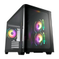 FSP S380-BA 3 ARGB Fans ATX Case - Black