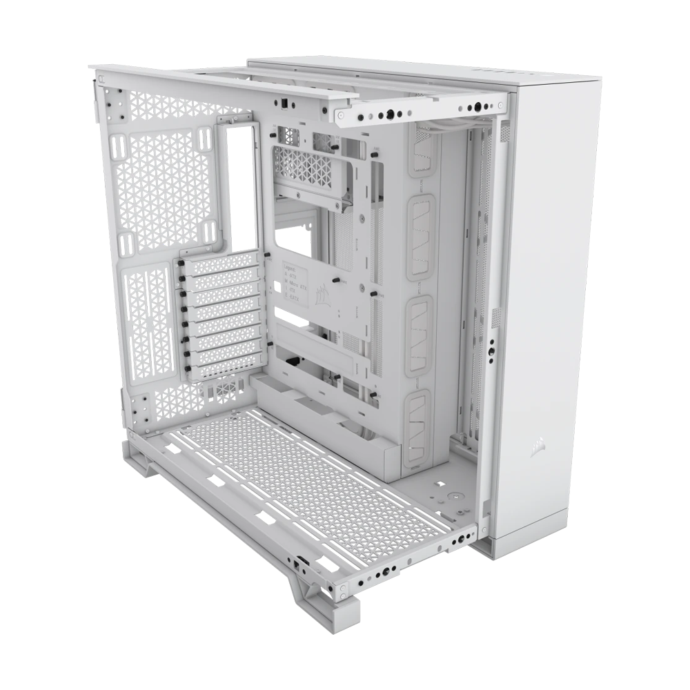 CORSAIR 6500D Airflow Tempered Case - White