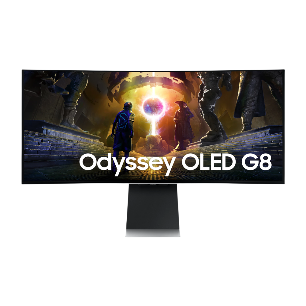 SAMSUNG G8 G85SD ODYSSEY 34 inch 175Hz Ultra WQHD 0.03ms OLED Gaming Monitor - Silver