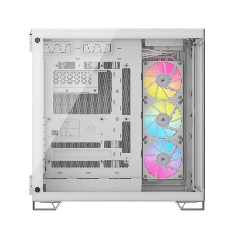 CORSAIR ICUE LINK 6500X RGB Mid Tower Case - White