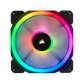 CORSAIR LL140 RGB 140mm Dual Light Loop RGB LED PWM Fan Dual Pack - Black