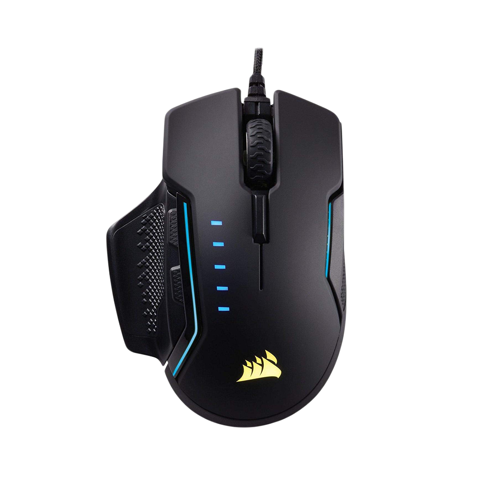 CORSAIR GLAIVE RGB Wired Gaming Mouse - Black