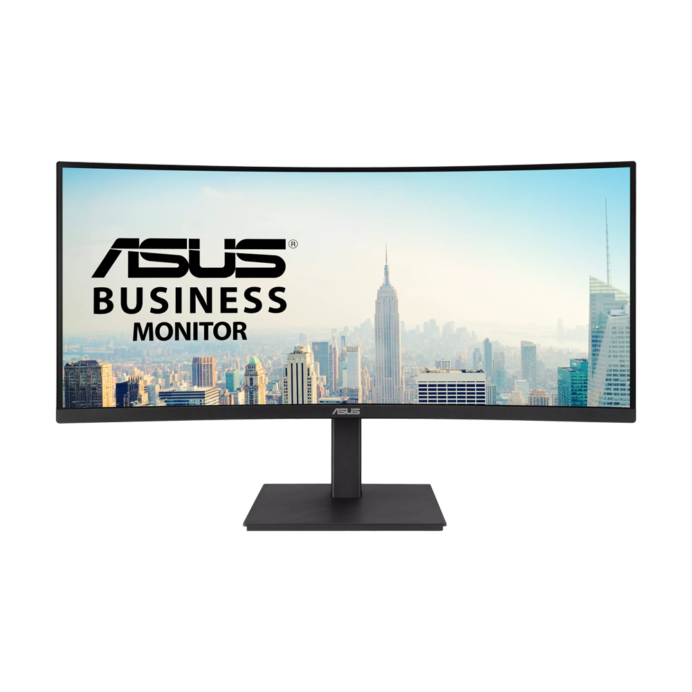 ASUS VA34VCPSR 34 Inch 100Hz WQHD 4ms HDMI 2.0 Curved Docking Monitor - Black
