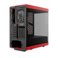 HYTE Y40 Panoramic Tempered Glass With Two 120mm fans, PCI-E 4.0 Vertical Mount included ATX Mid Tower Case - Black/Red