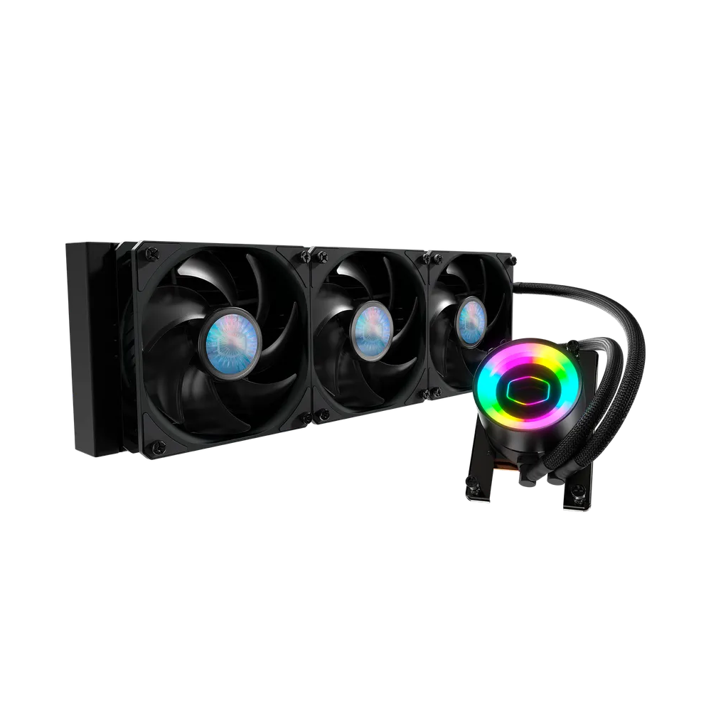 COOLER MASTER MasterLiquid ML360 Mirror TR4 Edition RGB CPU Liquid Cooler - Black