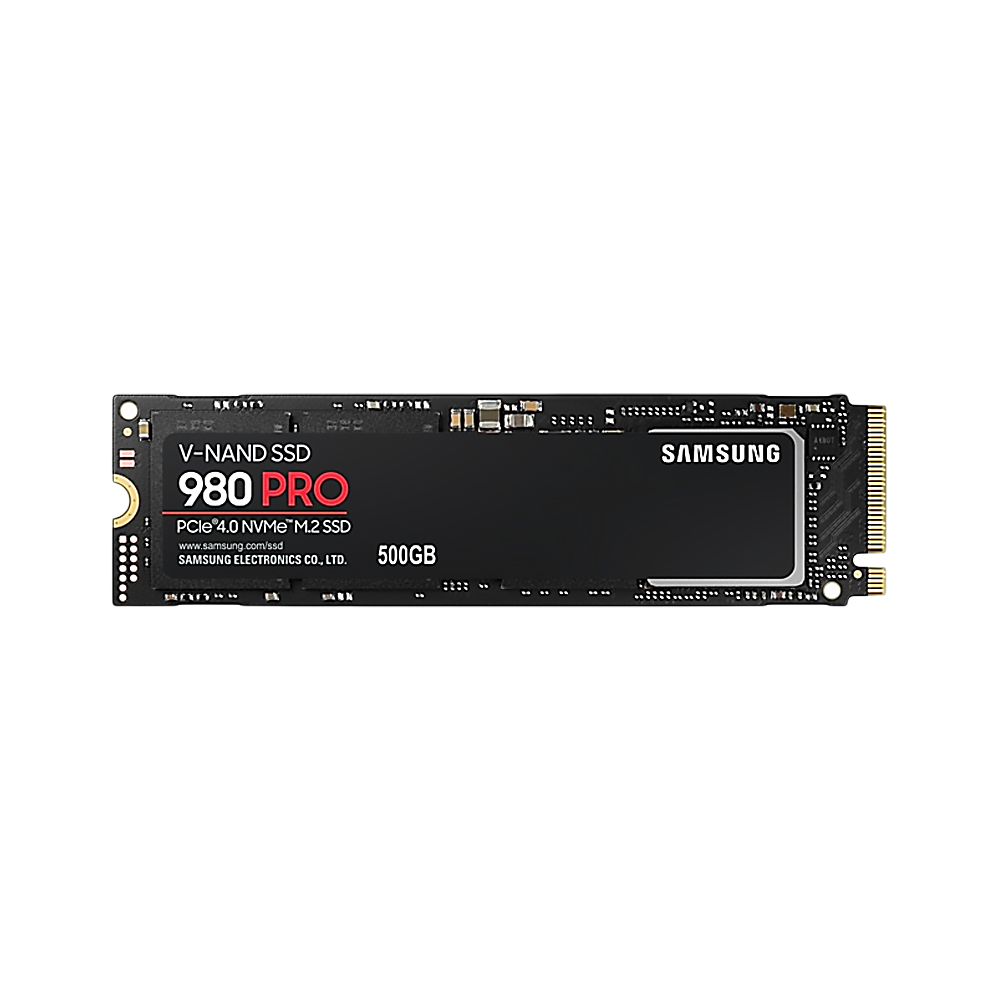 SAMSUNG 980 PRO SSD 500GB PCle 4.0 NVMe M.2 (R-7,000 MB/s W-5,100 MB/s)-500MB