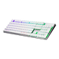 Cooler Master SK653 RGB Wireless Low Profile Mechanical Red Switch Keyboard - Silver White
