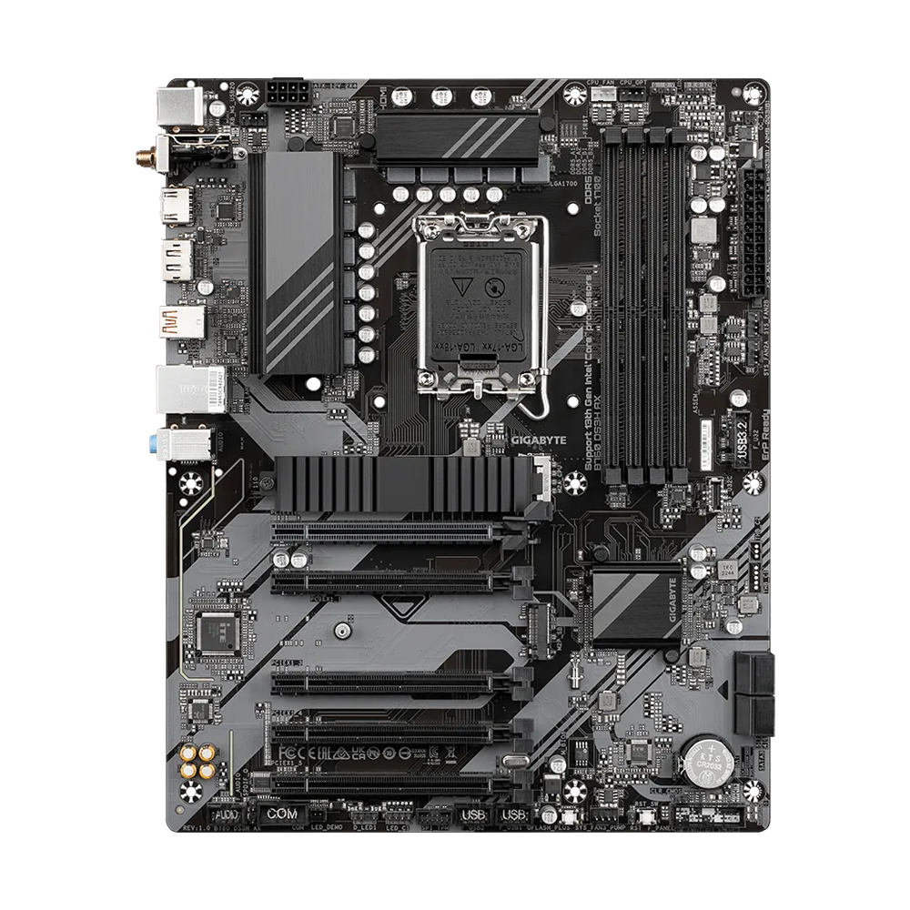 GIGABYTE B760 DS3H AX 1.2 DDR5 ATX Motherboard - Black