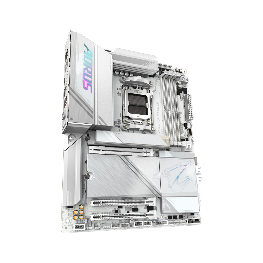 GIGABYTE X870E AORUS PRO ICE 1.1 DDR5 Motherboard  - White