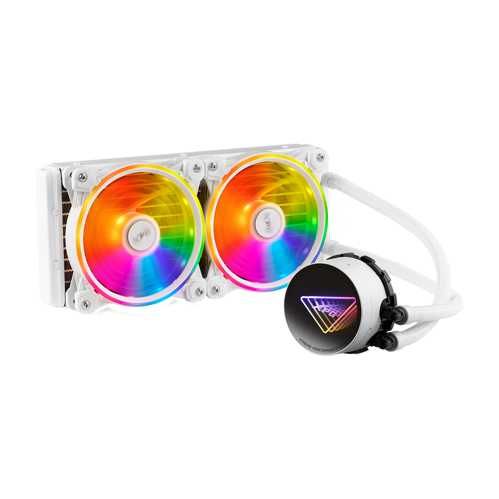 XPG LEVANTE X 240 ARGB CPU Liquid Cooler - White