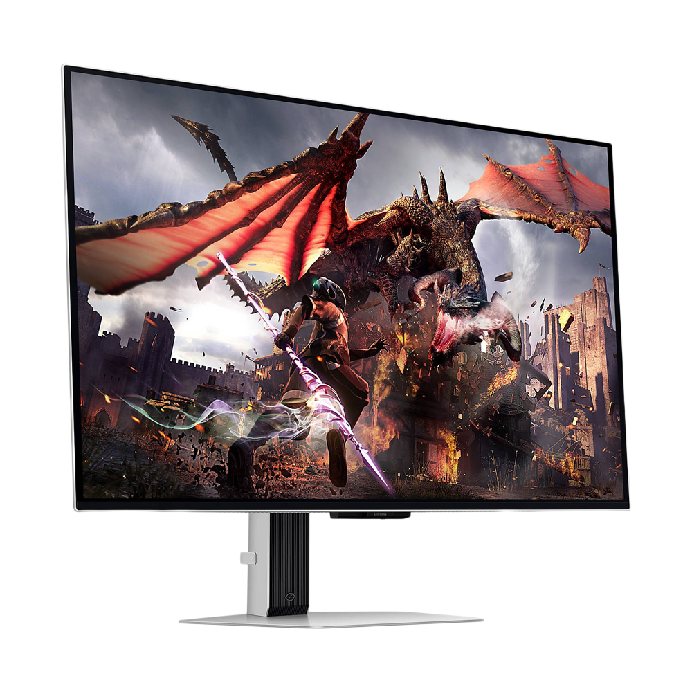 SAMSUNG Odyssey OLED G80SD - 32 Inch UHD 240Hz 0.03ms HDMI 2.1 Gaming Monitor - Silver