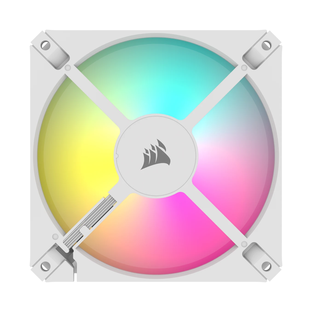 CORSAIR iCUE AR120 Digital RGB 120mm PWM Single Case Fan - White