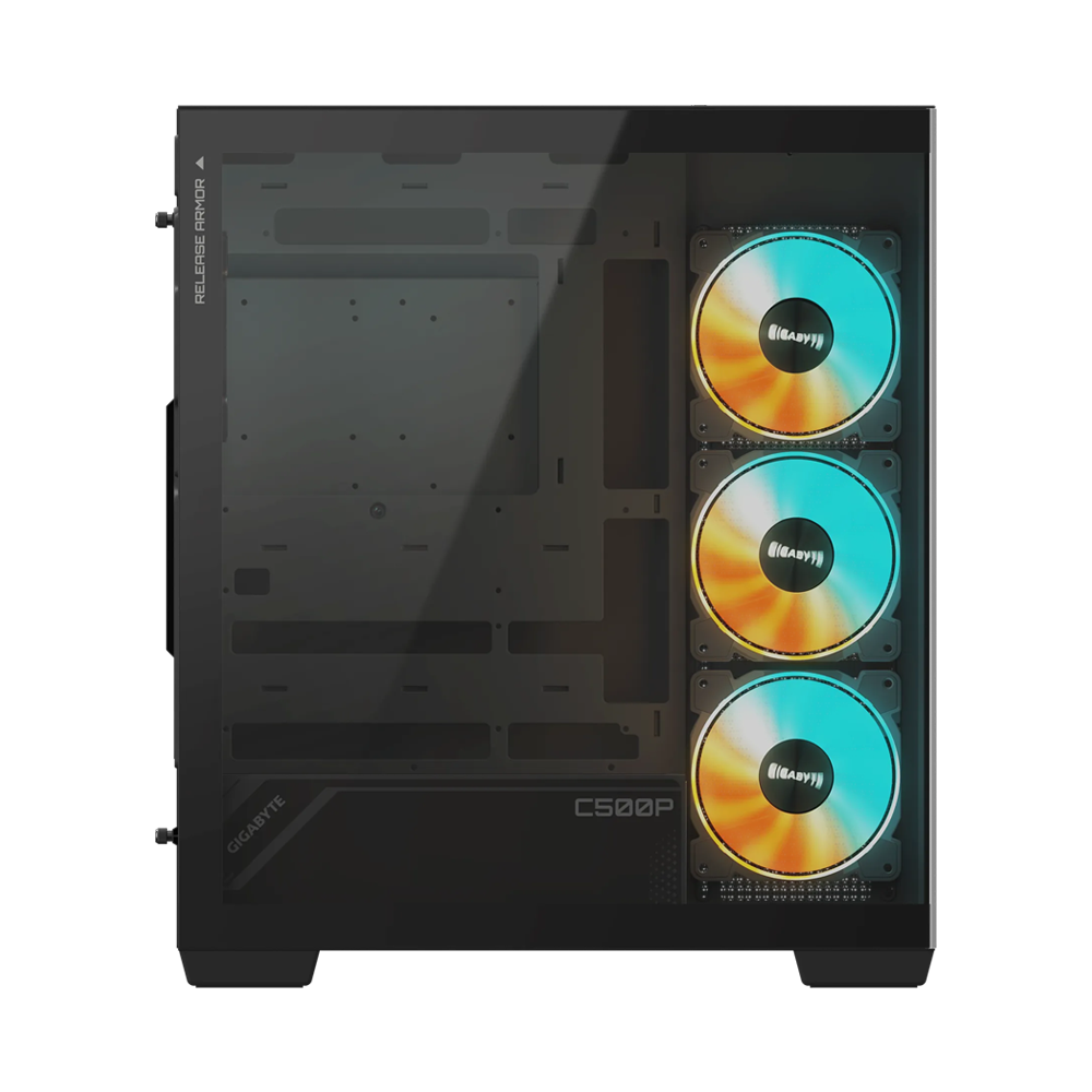 GIGABYTE C500 PANORAMIC STEALTH Mid Tower Case - Black