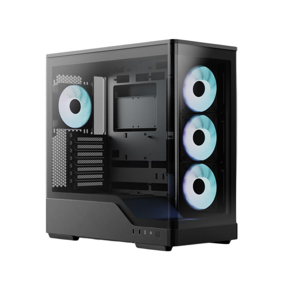 AEROCOOL P500A v1 Mid Tower Case - Black