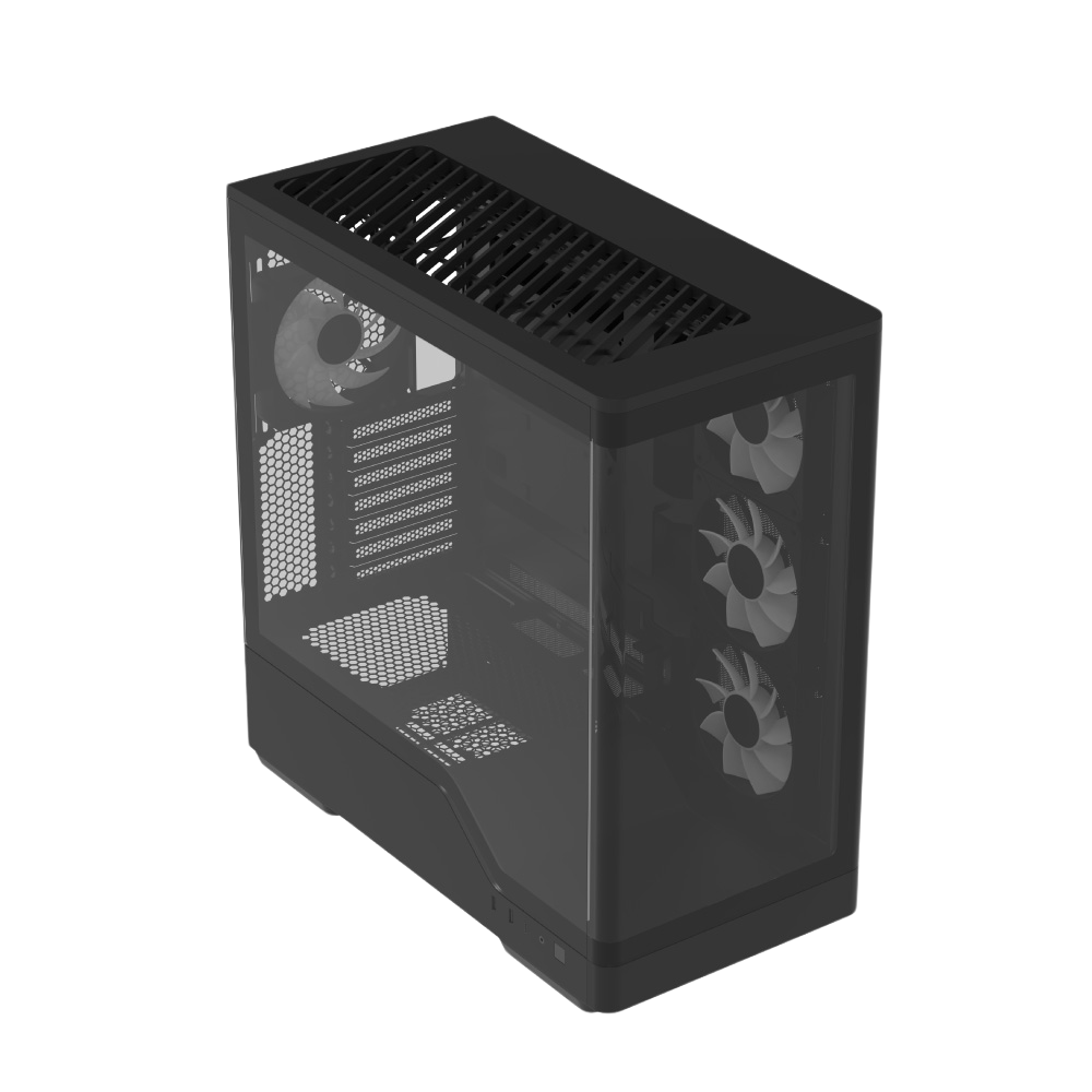 AEROCOOL P500A v1 Mid Tower Case - Black