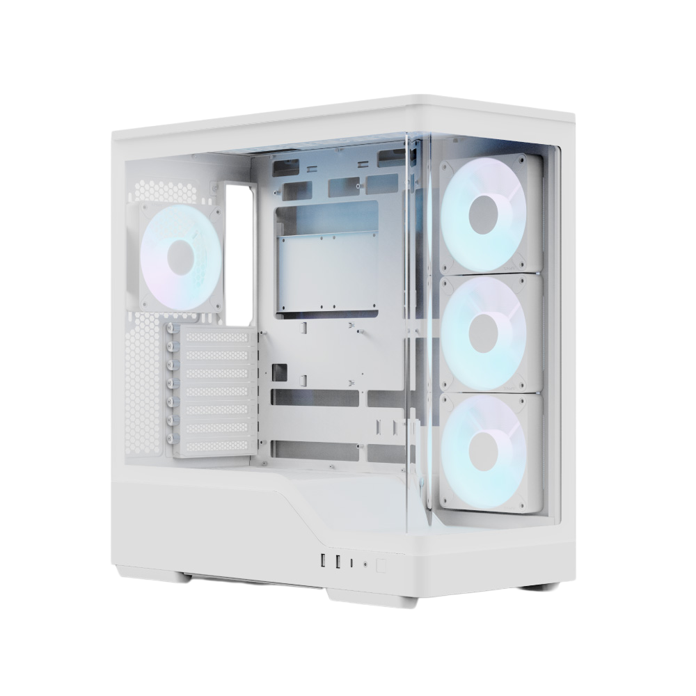 AEROCOOL P500A v1 Mid Tower Case - White
