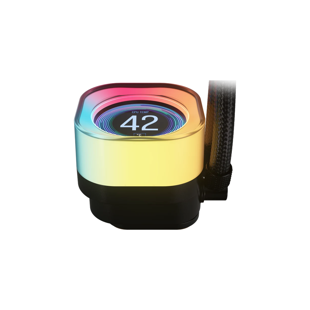 CORSAIR iCUE LINK TITAN 240 RX LCD Liquid CPU Cooler - Black