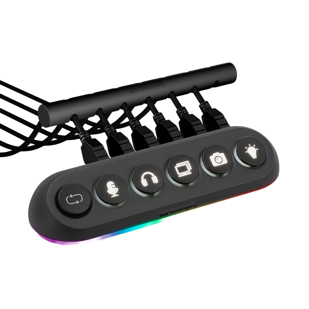 STREAMPLIFY HUB DECK 5 RGB - Black