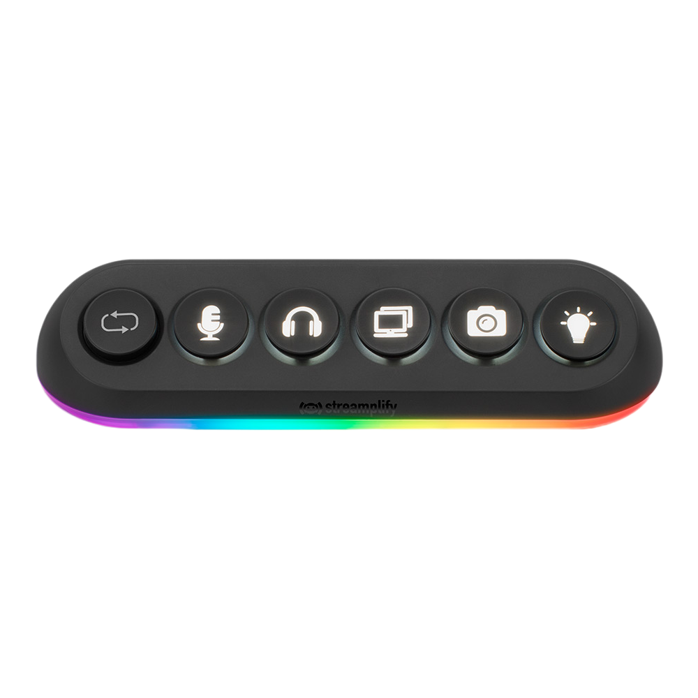 STREAMPLIFY HUB DECK 5 RGB - Black